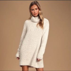 Lulus Nordstrom NEW Women’s Size Medium Multi Color Sweater Dress NWT